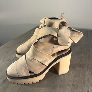 Free People Blake Strappy Suede Boots